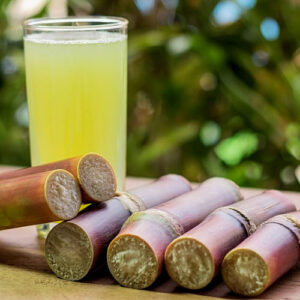 Sugarcane cuttings for eating